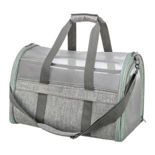 Сумка-переноска для собак Trixie Carrier Dillon 33х32х54 см - сіро-м'ятний - masterzoo.ua