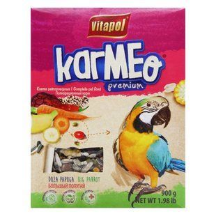 Корм для великих папуг Vitapol Karmeo Premium 1 кг - асорті - masterzoo.ua
