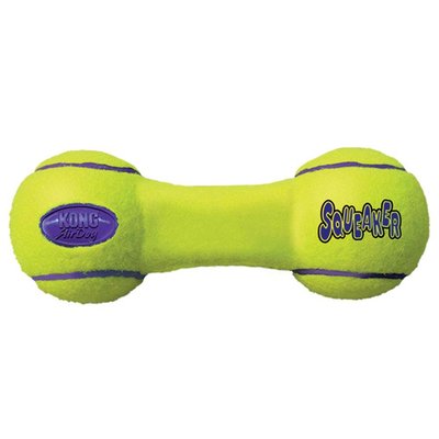Іграшка для собак повітряна гантель Kong AirDog Squeaker Dumbbell 13,3 см S