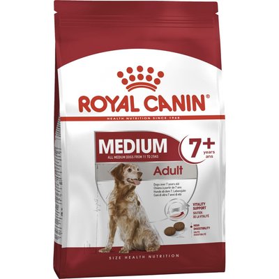 Сухой корм для собак Royal Canin Medium Adult 7+, 4 кг - masterzoo.ua