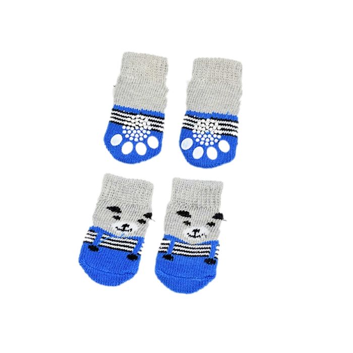 Шкарпетки для собак YIWU Non Skid сині L - masterzoo.ua