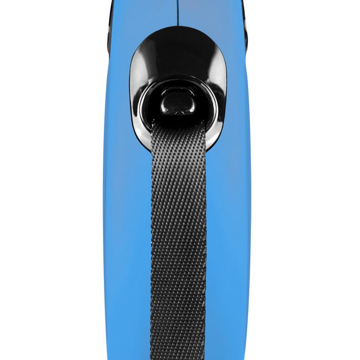 Поводок-рулетка Flexi с лентой «New Classic» XS 3 м / 12 кг (синяя) - masterzoo.ua
