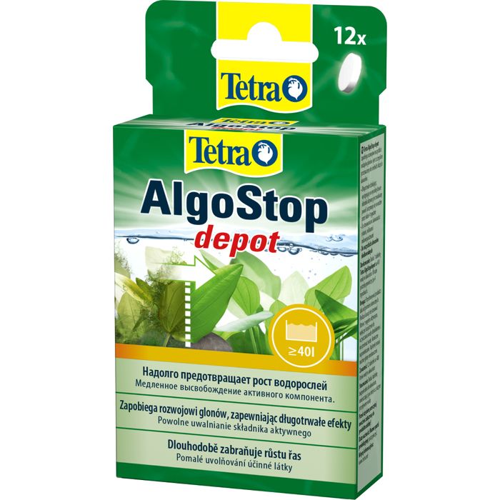 Средство против водорослей Tetra «AlgoStop depot» 12 таблеток - masterzoo.ua