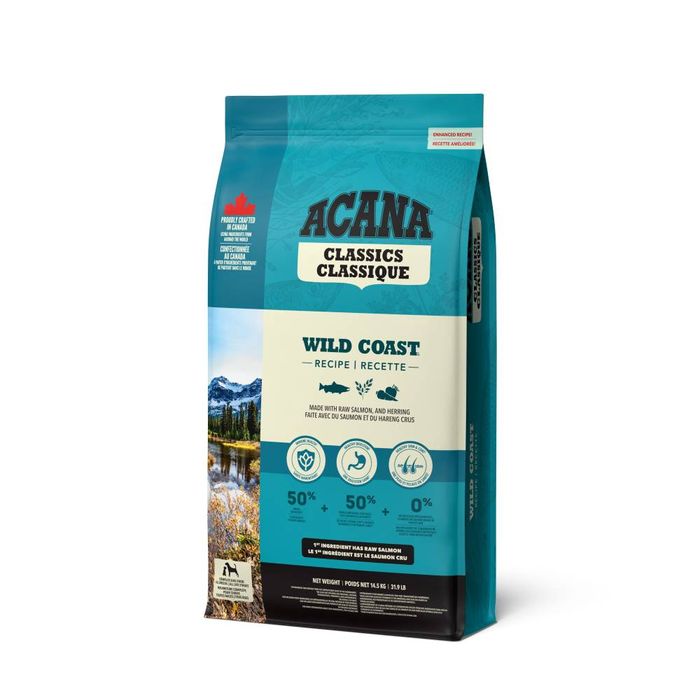 Сухой корм для собак Acana Classics Wild Coast Recipe 14,5 кг - сельдь - masterzoo.ua