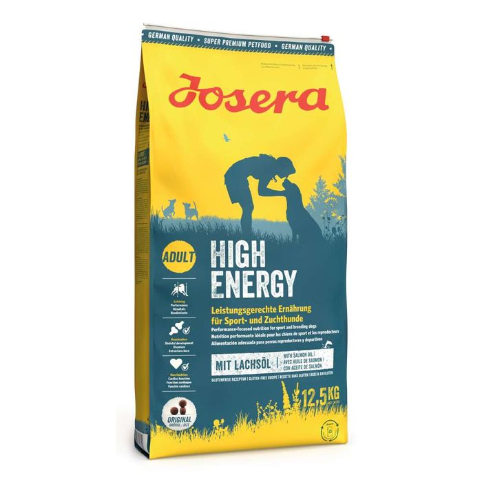 Сухой корм для собак Josera High Energy Adult 12,5  кг - лосось - masterzoo.ua