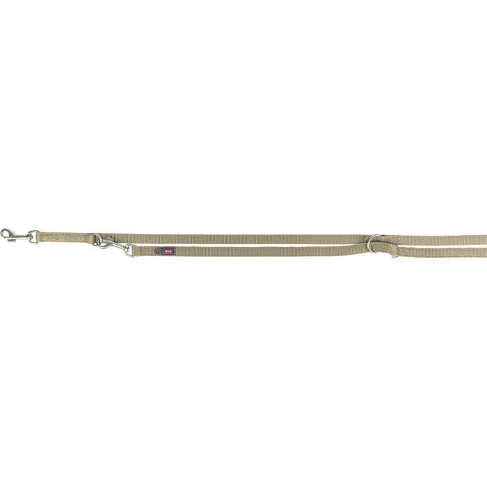 Trixie Premium Adjustable Lead поводок для собак M&ndash;L 2 м 20 мм - песочный - masterzoo.ua