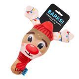 Игрушка для собак Barksi Олень с пищалкой 16х15 см - разноцветный - masterzoo.ua