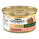 Влажный корм для кошек Gourmet Gold 85 г - лосось