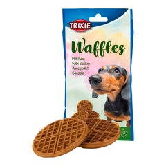 Лакомство для собак Trixie Waffles 7 см, 300 г / 3 шт (курица) - masterzoo.ua