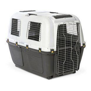 Переноска для собак MPS Skudo 8 IATA 118x80x88 см - серый - masterzoo.ua