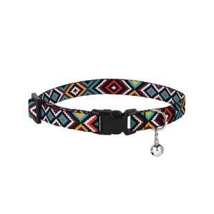 Barksi Urban Гуцульский нейлоновый ошейник для кошек XS - разноцветный - masterzoo.ua