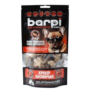 Лакомство для собак Barpi Крекер говяжий 60 г - masterzoo.ua