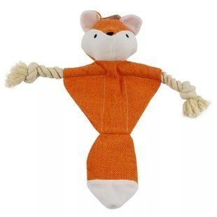Іграшка для собак Comfy Flatty Plush Fox 39 см - помаранчевий - masterzoo.ua