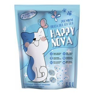 Наповнювач силікагелевий Happy Nova 3,8 л - без аромату - masterzoo.ua