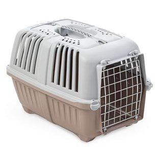 Переноска для котів MPS Pratiko 2 55х36х36 см - світло-коричневий - masterzoo.ua