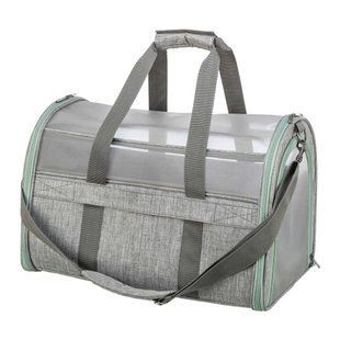 Сумка-переноска для кошек Trixie Carrier Dillon 33х32х54 см - серо-мятный - masterzoo.ua