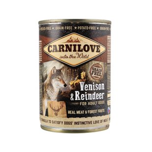 Влажный корм для собак Carnilove Venison & Reindeer 400 г (оленина) - masterzoo.ua