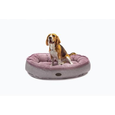 Лежак для собак Harley and Cho Donut Soft Touch Pink XL 110 х 80 х 23 см - masterzoo.ua