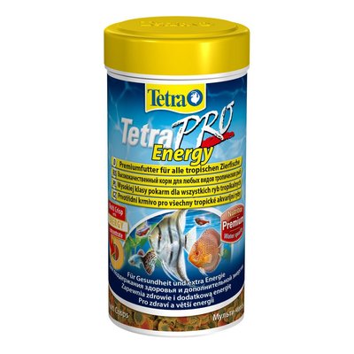 Сухий корм для акваріумних риб Tetra в чипсах «TetraPro Energy» 100 мл (для всіх акваріумних риб) - masterzoo.ua