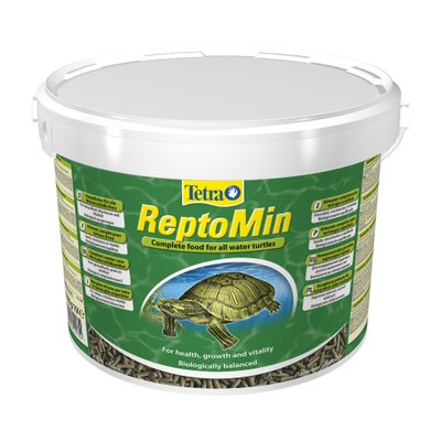 Сухой корм для водоплавающих черепах Tetra в палочках «ReptoMin» 10 л - masterzoo.ua
