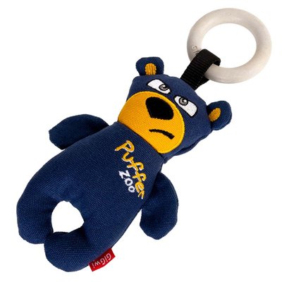 Іграшка для собак Ведмідь із пищалки GiGwi Basic 26 см (текстиль) - masterzoo.ua