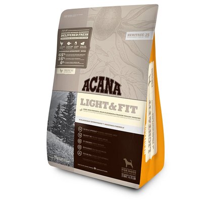 Сухой корм для собак с лишним весом Acana Light & Fit 2 кг (ассорти) - masterzoo.ua