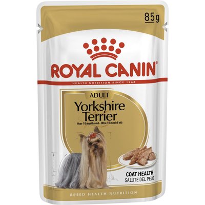 Влажный корм для собак Royal Canin Yorkshire Terrier Adult pouch 85 г - masterzoo.ua