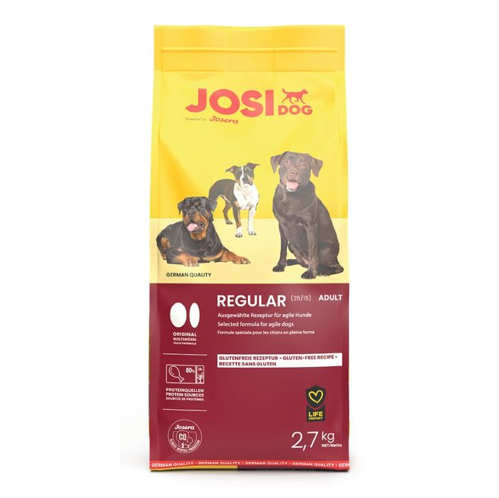 Сухий корм для собак Josera JosiDog Regular 2,7 кг - домашня птиця - masterzoo.ua