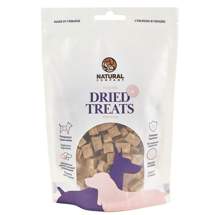 Лакомства для собак Natural Dried Treats 100 г - курятина - masterzoo.ua