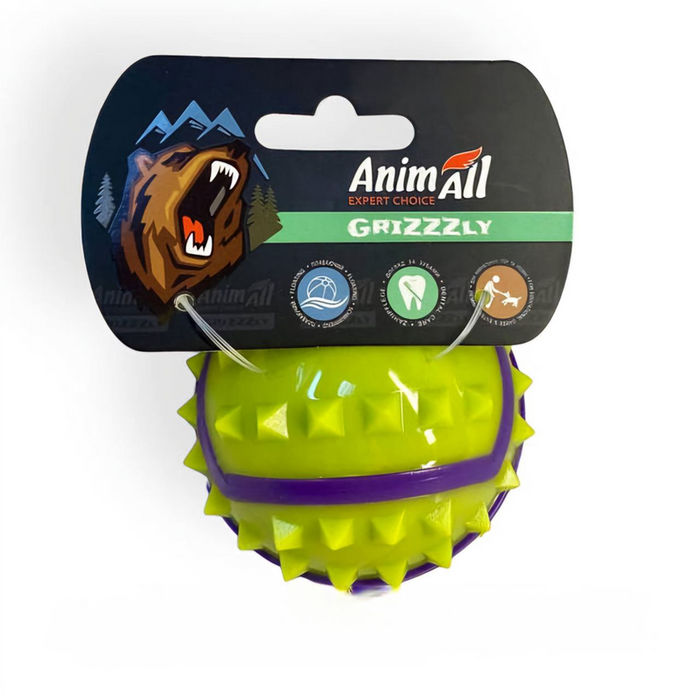 AnimAll GrizZzly іграшка для собак м'яч з шипами М - masterzoo.ua