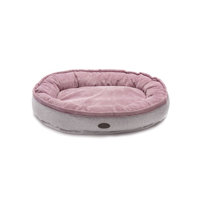 Лежак для собак Harley and Cho Donut Soft Touch Pink L 90 х 70 см - masterzoo.ua