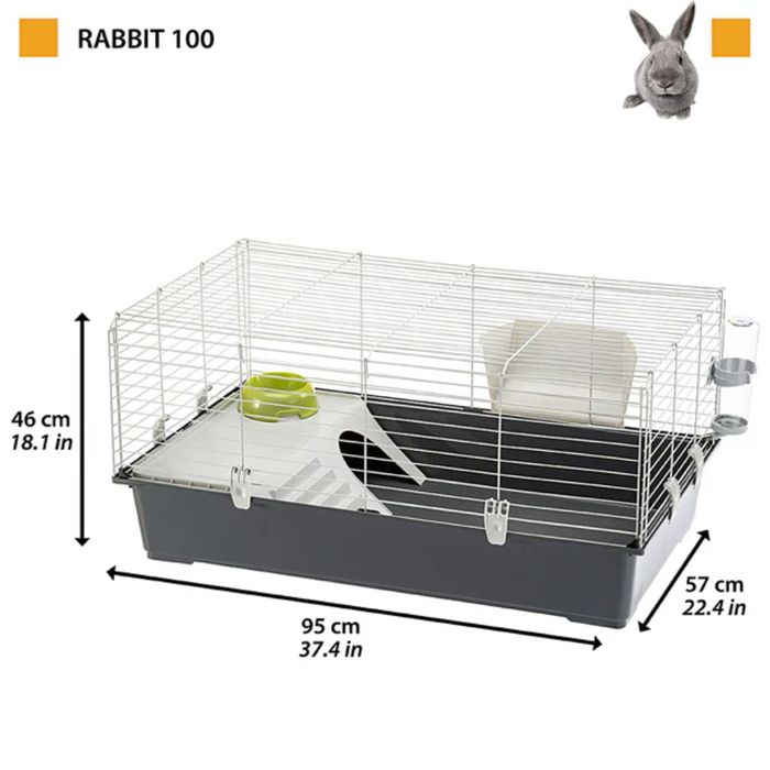 Клетка для грызунов Ferplast Rabbit 100 95 x 57 x 46 см - masterzoo.ua