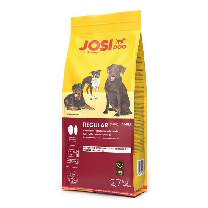 Сухой корм для собак Josera JosiDog Regular 2,7 кг - домашняя птица - masterzoo.ua