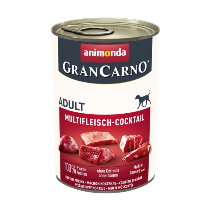 Вологий корм для собак Animonda GranCarno Adult Multi Meat Cocktail | 800 г (мультим'ясний коктейль) - masterzoo.ua