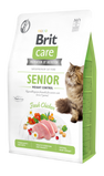 Сухий корм для літніх котів із зайвою вагою Brit Care Cat GF Senior Weight Control 2 кг (курка)