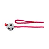 Іграшка для собак Trixie М'яч на мотузці з ручкою 1 м, d=6 см (спінена гума)