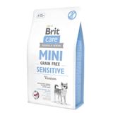 Сухий корм для собак мініатюрних порід з чутливим травленням Brit Care Mini GF Sensitive 2 кг (оленина)
