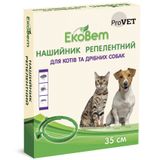Нашийник для котів та собак ProVET «ЕкоВет» 35 см (від зовнішніх паразитів) - dgs