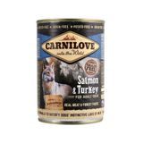 Вологий корм для собак Carnilove Salmon & Turkey 400 г (лосось та індичка)