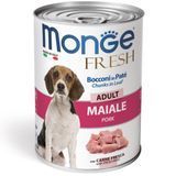 Влажный корм для собак Monge Fresh Adult 400 г - свинина - masterzoo.ua