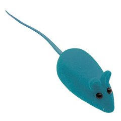 Іграшка для котів Comfy Мишка з пискавкою 6 см, 90 шт. (гума, кольори в асортименті) - masterzoo.ua