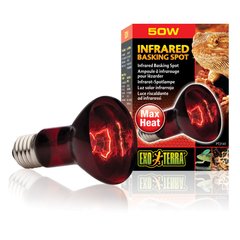 Інфрачервона лампа розжарювання Exo Terra «Infrared Basking Spot» 50 W, E27 (для обігріву) - masterzoo.ua