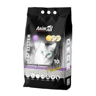 Наповнювач бентонітовий для котячого туалету AnimAll Premium 10 л - лаванда - masterzoo.ua