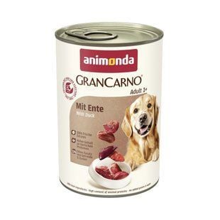 Вологий корм для собак Animonda GranCarno Adult 400 г - качка - masterzoo.ua