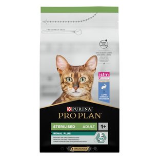 Сухой корм для стерилизованных кошек Pro Plan Pro Plan Sterilised Adult 1+ Renal Plus 1,5 кг - кролик - masterzoo.ua