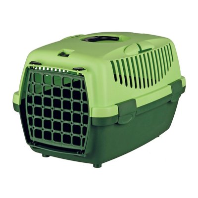Контейнер-переноска для собак и котов весом до 6 кг Trixie «Capri 1» 32 x 31 x 48 см (зелёная) - dgs - masterzoo.ua