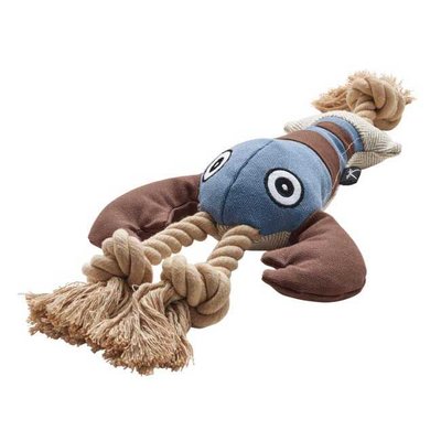 Іграшка для собак з пискавкою Hunter Лобстер 43 см (денім) - masterzoo.ua