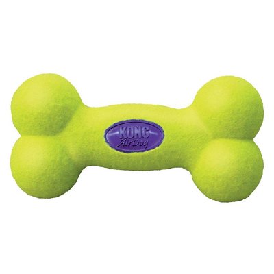 Іграшка для собак повітряна кістка Kong AirDog Squeaker Bone 11,4 см S