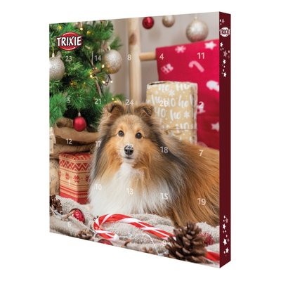 Різдвяний календар для собак Trixie з ласощами всередині 30 × 34 × 3,5 см - masterzoo.ua