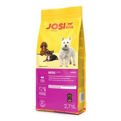 Сухой корм для собак Josera JosiDog Mini Adult 2,7 кг - домашняя птица - masterzoo.ua